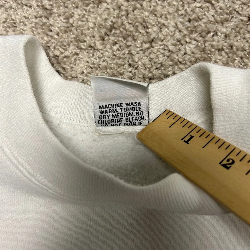Vintage Vuarnet France Sweatshirt Men Size Large Made IN USA Sunglasses Ski